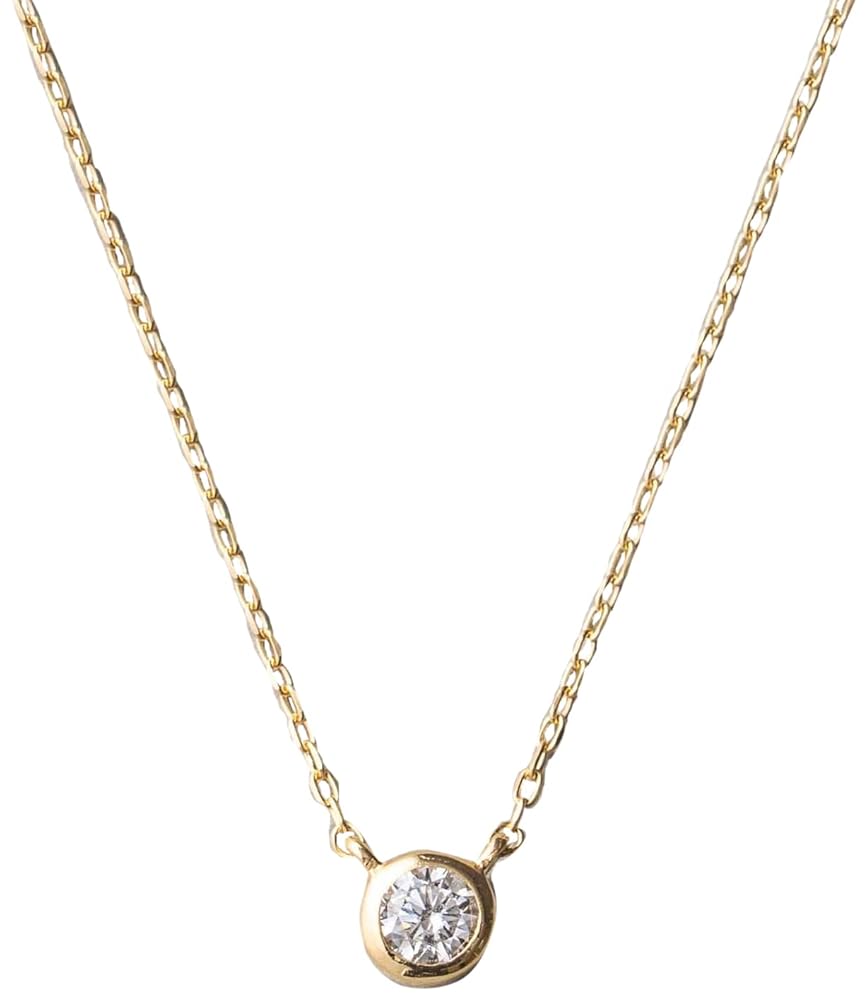 ete K18 ダイヤ　ネックレス ete｜K18 ダイヤモンド 0.2ct ネックレス「ブライト」 | Rakuten